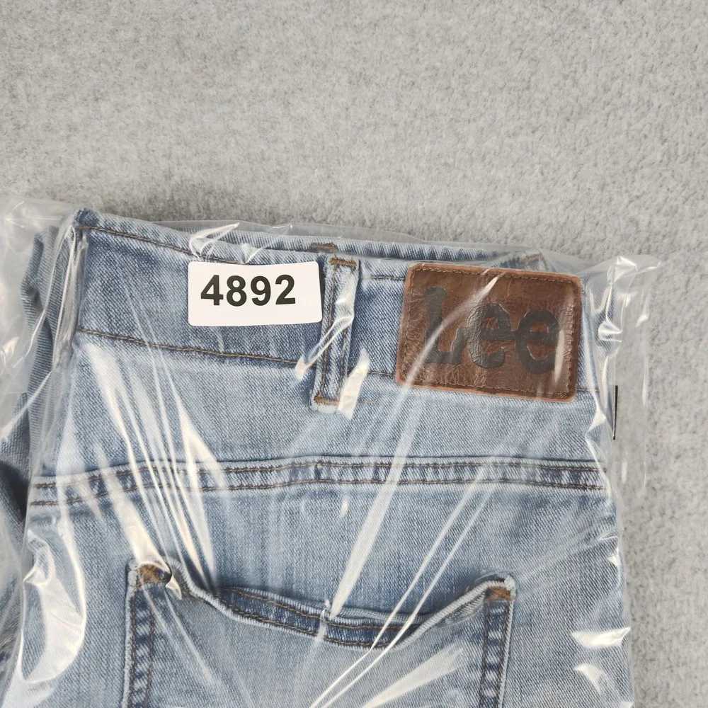 Lee Extreme Motion Athletic Tapered Leg Jeans Men 34x30 Light Blue Denim Stretch
